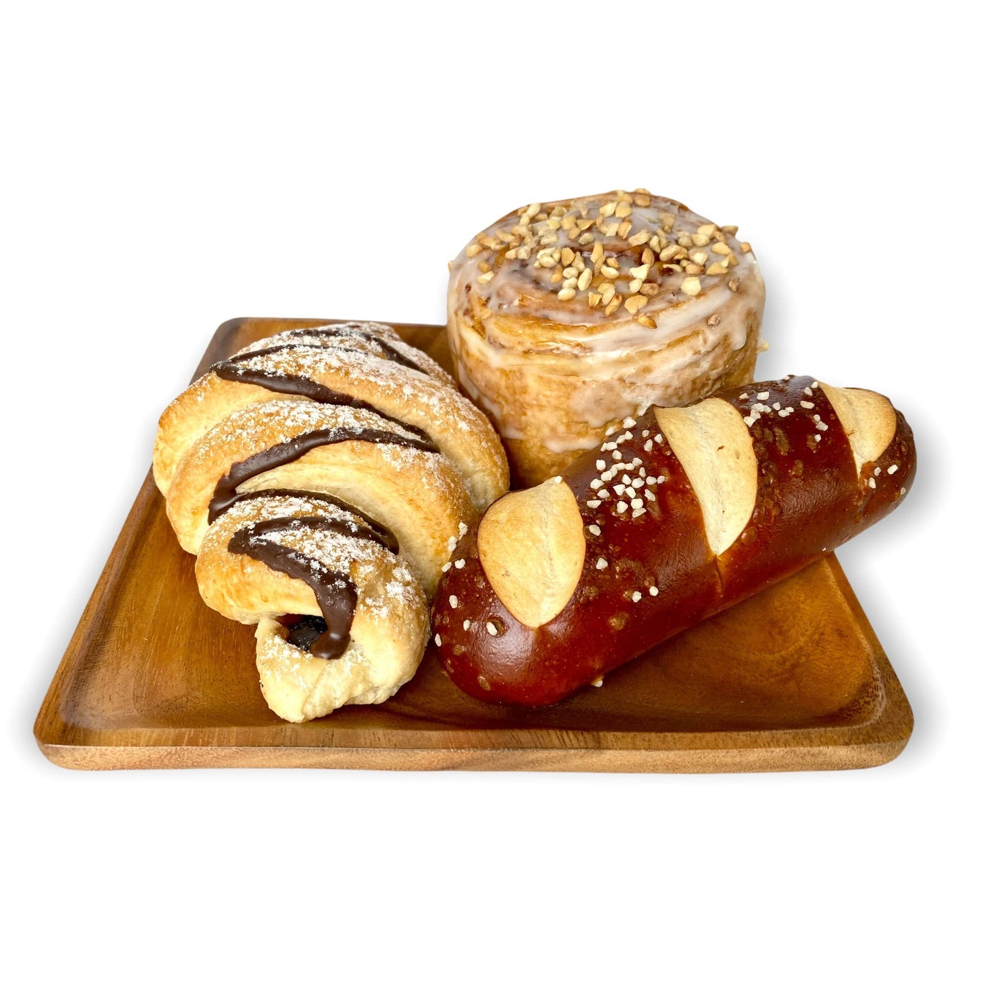 Acacia Wood Square Plates