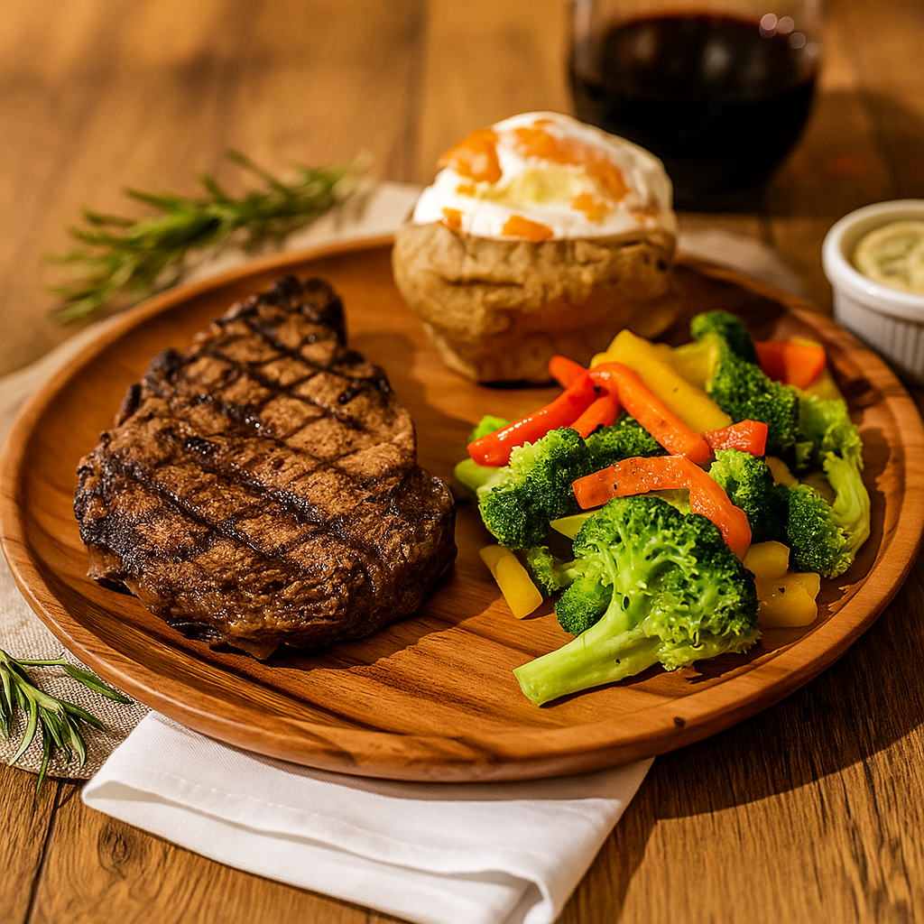 WRIGHTMART Wooden Plates, Set of 4 Wood Servers, Dinnerware Handcrafted of Acacia Hardwood, Versatile Tableware, for Dinner, Lunch, Breakfast, Charger Plate, Platter, Natural