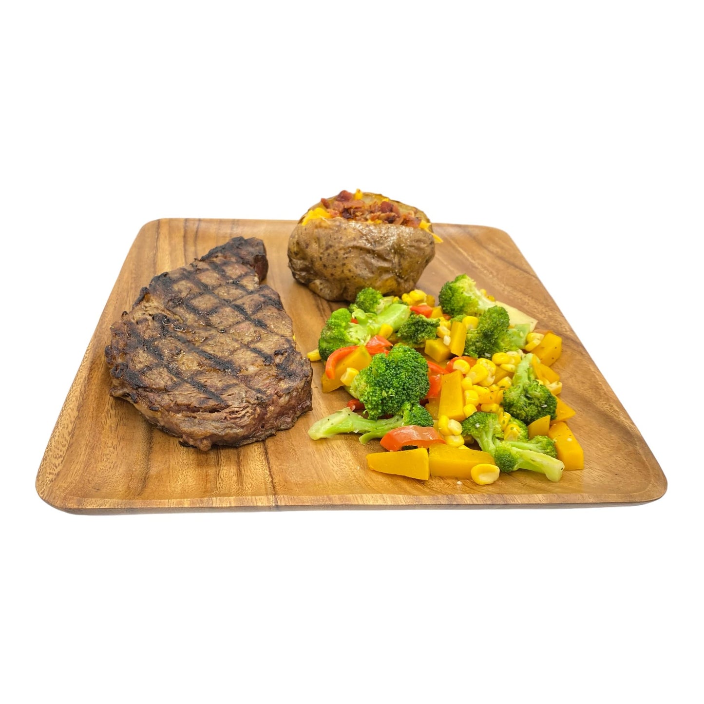 Acacia Wood Square Plates