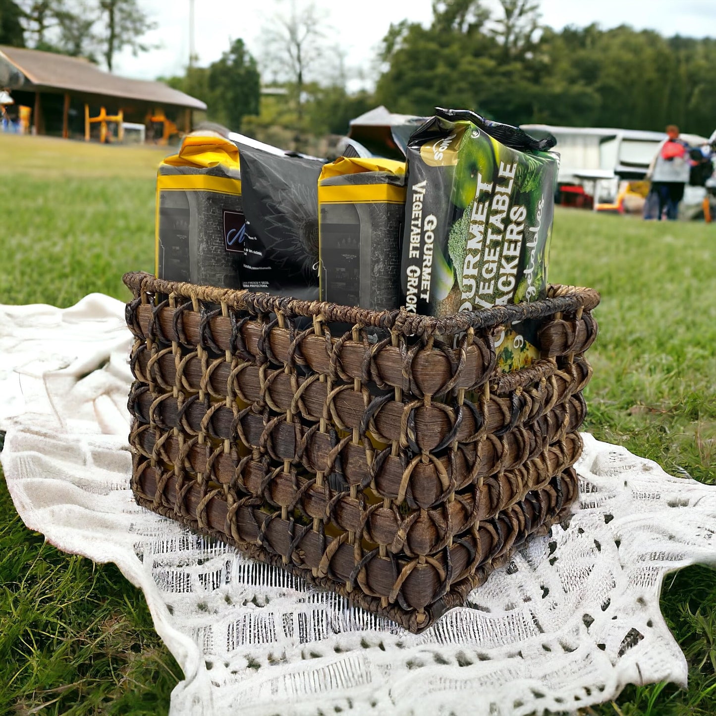 Wrightmart Storage Baskets, Natural Handwoven Seagrass Set of 3, Decorative Home Organizer for Shelves, Pantry, Living Room, Bedroom, Office (Natural Abaca Weave)